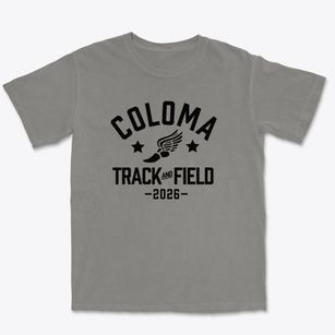 Coloma Senior High School Track and Field Premium Heavyweight T-shirt