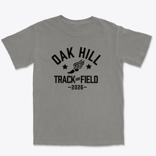 Oak Hill Elementary School Track and Field Premium Heavyweight T-shirt