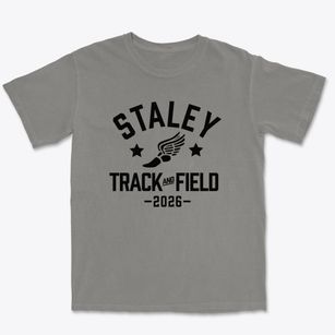 Staley High School Track and Field Premium Heavyweight T-shirt