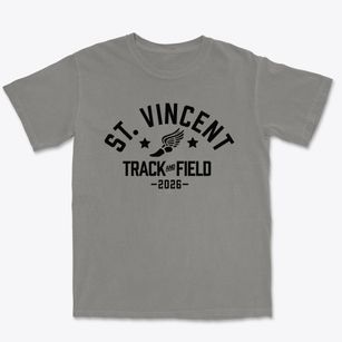 St. Vincent Elementary School Track and Field Premium Heavyweight T-shirt