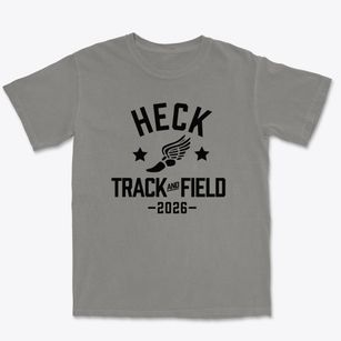 Heck Elementary School Track and Field Premium Heavyweight T-shirt