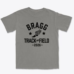 Bragg School Track and Field Premium Heavyweight T-shirt