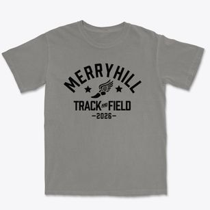 Merryhill School Track and Field Premium Heavyweight T-shirt