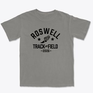 Roswell High School Track and Field Premium Heavyweight T-shirt