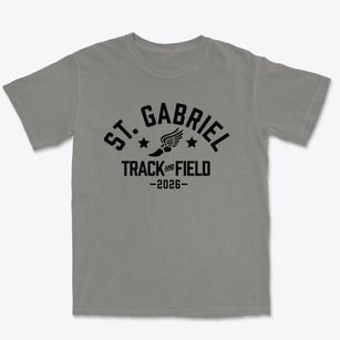 Saint Gabriel School Track and Field Premium Heavyweight T-shirt