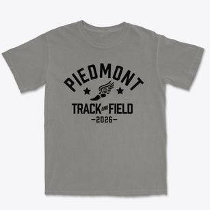 Piedmont High School Track and Field Premium Heavyweight T-shirt