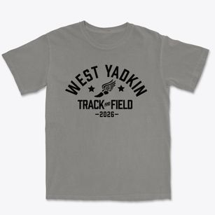 West Yadkin Elementary School Track and Field Premium Heavyweight T-shirt
