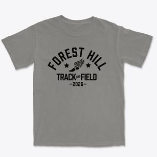 Forest Hill Elementary School Track and Field Premium Heavyweight T-shirt