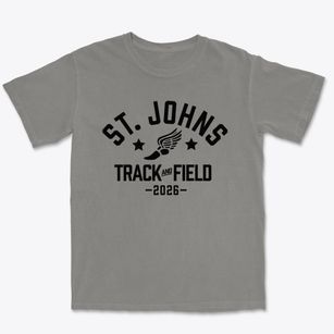 Saint Johns Lutheran School Track and Field Premium Heavyweight T-shirt