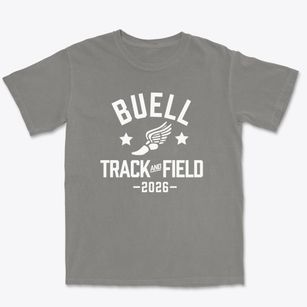 Buell Elementary School Track and Field Premium Heavyweight T-shirt