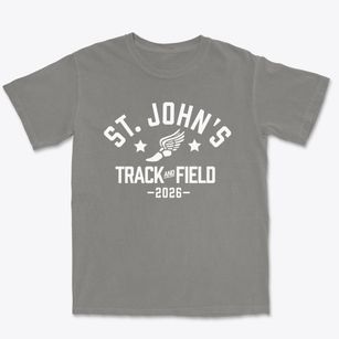 St. John''s University Jamaica Track and Field Premium Heavyweight T-shirt
