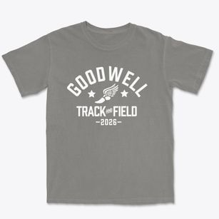 Goodwell Public School Track and Field Premium Heavyweight T-shirt