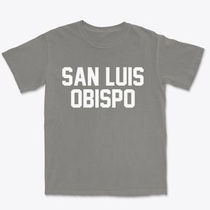 San Luis Obispo California Classic Block Premium Heavyweight T-shirt