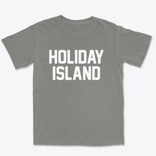 Holiday Island Arkansas Classic Block Premium Heavyweight T-shirt