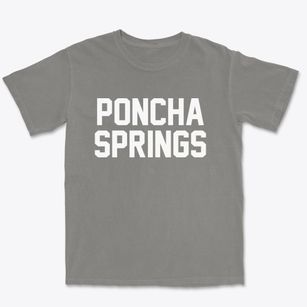 Poncha Springs Colorado Classic Block Premium Heavyweight T-shirt