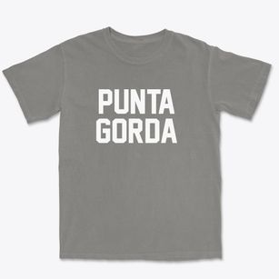 Punta Gorda Florida Classic Block Premium Heavyweight T-shirt