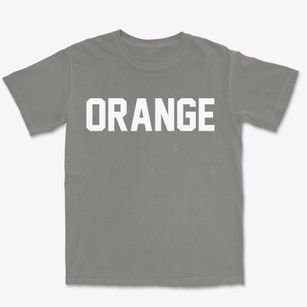 Orange New Hampshire Classic Block Premium Heavyweight T-shirt