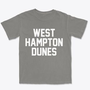 West Hampton Dunes New York Classic Block Premium Heavyweight T-shirt