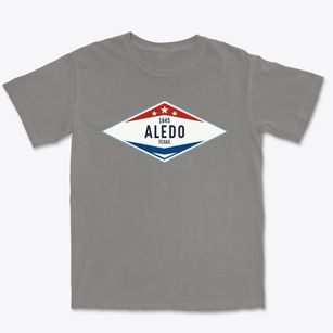 Aledo Texas Diamond Star Premium Heavyweight T-shirt