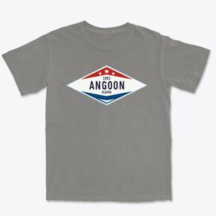 Angoon Alaska Diamond Star Premium Heavyweight T-shirt
