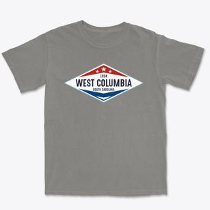 West Columbia South Carolina Diamond Star Premium Heavyweight T-shirt