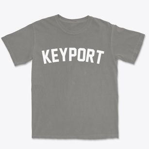 Keyport New Jersey Classic Curve Premium Heavyweight T-shirt