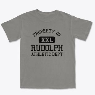 Rudolph Wisconsin Athletic Dept Premium Heavyweight T-shirt