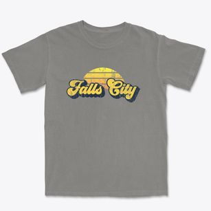 Falls City Nebraska Sublime Sunset Premium Heavyweight T-shirt
