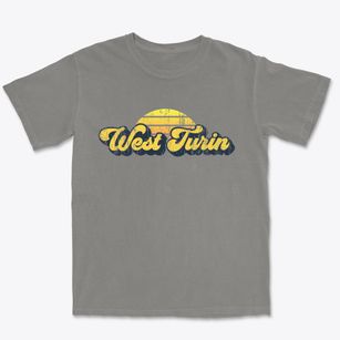 West Turin New York Sublime Sunset Premium Heavyweight T-shirt