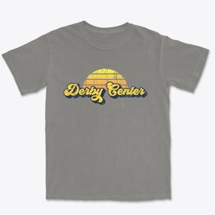 Derby Center Vermont Sublime Sunset Premium Heavyweight T-shirt