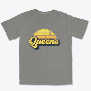 Queens New York Sublime Sunset Premium Heavyweight T-shirt