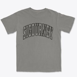 Sigourney Iowa Trendy Block Premium Heavyweight T-shirt