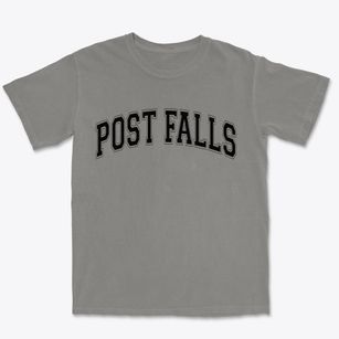 Post Falls Idaho Varsity Premium Heavyweight T-shirt