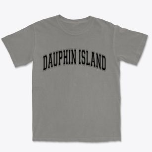 Dauphin Island Alabama Varsity Premium Heavyweight T-shirt