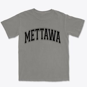 Mettawa Illinois Varsity Premium Heavyweight T-shirt