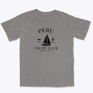 Peru Maine Yacht Club Premium Heavyweight T-shirt