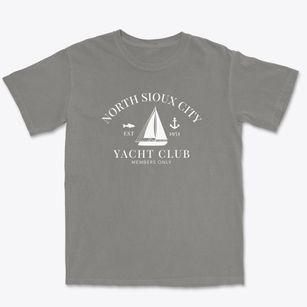 North Sioux City South Dakota Yacht Club Premium Heavyweight T-shirt