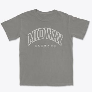 Midway Alabama Inline Premium Heavyweight T-shirt