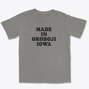 Okoboji Iowa Classic 70s Premium Heavyweight T-shirt