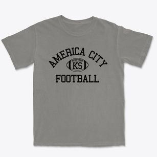 America City Kansas Football Premium Heavyweight T-shirt