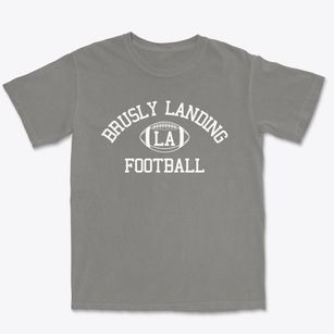 Brusly Landing Louisiana Football Premium Heavyweight T-shirt