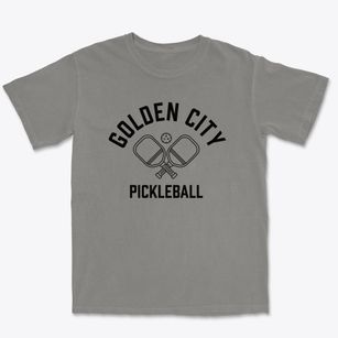 Golden City Arkansas Pickleball Premium Heavyweight T-shirt