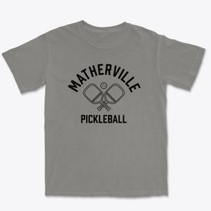 Matherville Illinois Pickleball Premium Heavyweight T-shirt