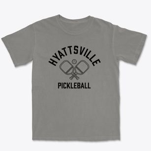 Hyattsville Maryland Pickleball Premium Heavyweight T-shirt