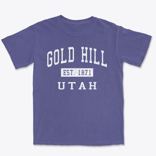 Gold Hill Utah Classic Established Premium Heavyweight T-shirt