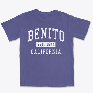 Benito California Classic Established Premium Heavyweight T-shirt