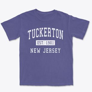 Tuckerton New Jersey Classic Established Premium Heavyweight T-shirt