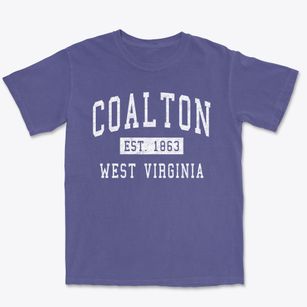 Coalton West Virginia Classic Established Premium Heavyweight T-shirt