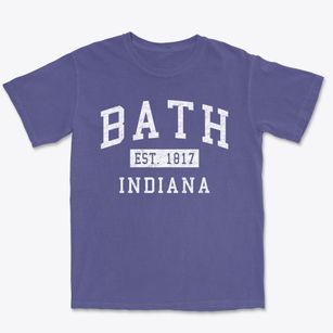Bath Indiana Classic Established Premium Heavyweight T-shirt