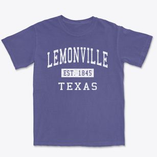 Lemonville Texas Classic Established Premium Heavyweight T-shirt